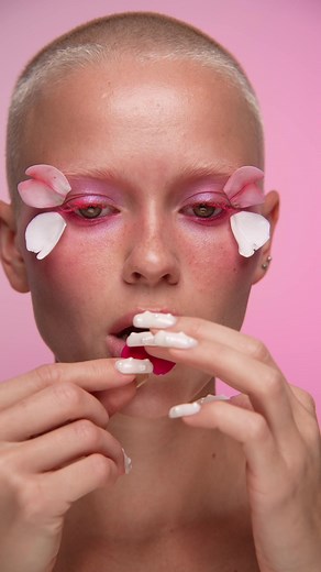 Real Flower Makeup Tutorial
