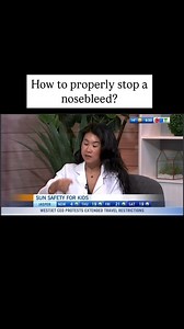 Learn how to stop a nosebleed 👇✳️Don’t pinch the bridge of your nose, this won’t help!✳️Pinch the soft area towards the bottom of the nose (nasal alae).✳️Tilt your head forward. This will drain blood into the nose instead of into the back of the throat.✳️Squeeze your nose shut for at least 15 minutes. In children, squeeze for only 10 minutes. Do not realize the pressure until before the time is up. If you keep checking it will reduce the likelihood of the bleeding stopping.✳️If bleeding persist