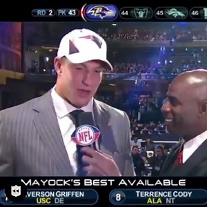 13K views · 218 reactions | Gronk celebrated his draft selection in classic Gronk style  ( @nfllegacy) | NFL on CBS | Facebook