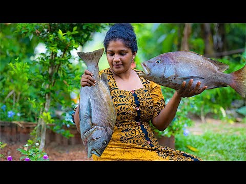 "Mud Surrounded Whole Baked Muttle Fish" 🐠🐟& Freshly picked Strawberry recipes🍓🍓