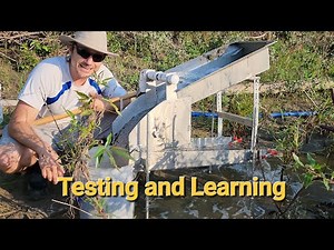 Solo Prospecting and Mining for Gold in Alberta. River Camping Trip.