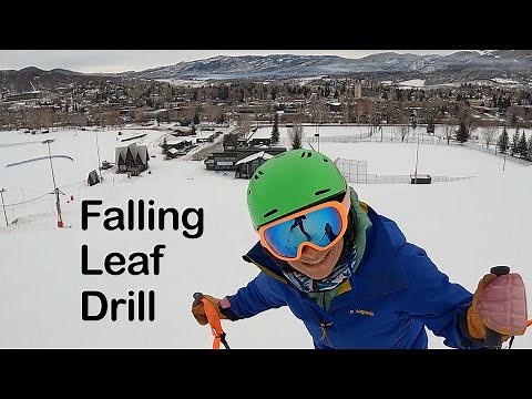 Drills for skiing, Falling Leaf