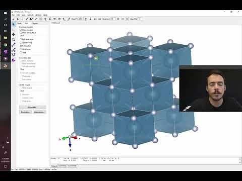 The flourite CaF2 crystal structure