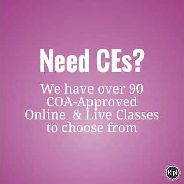 Esthetician CE Courses