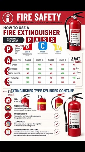 Which Fire Extinguisher Should You Use? (Fire Classes 101) 🧯