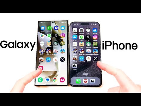 Galaxy S24 Ultra vs iPhone 15 Pro Max Speed Test