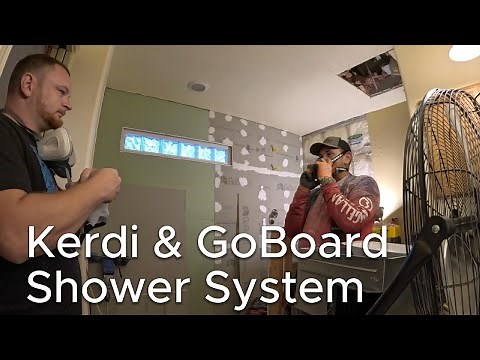 Kerdi & GoBoard Shower System