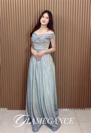 Shimmering Blue Dress for Formal Events