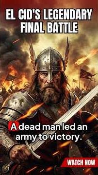 El Cid's Legendary Final Battle #shokingfacts