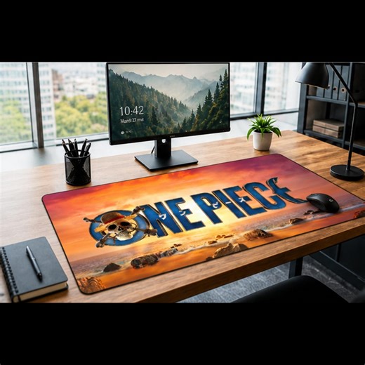 XXL Gaming Mouse Pad With One Piece Logo, Large Gaming Desktop Mat, Customized for PC and Keyboard, Matte. Monster. - Etsy