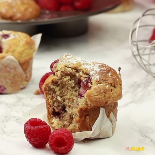 Muffins au yaourt et aux fruits rouges - Croq'Kilos