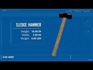 The Dropped Objects Experiment | 4 LB Sledge, 20' vs. 30' | Safety Week