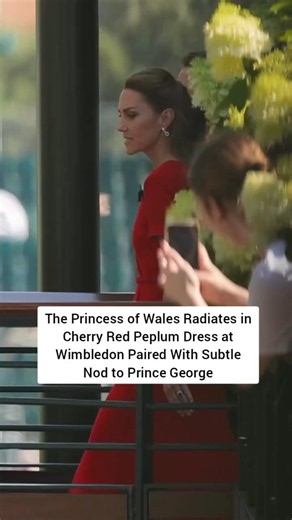 #PrincessofWales Wimbledon dress honoured #PrinceGeorge this way! #shorts