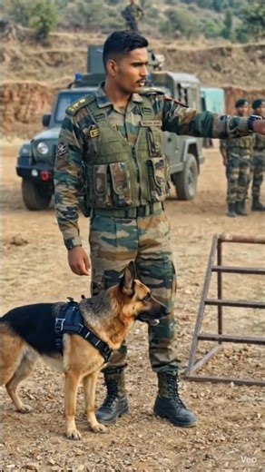 We are training with the dog Har Har Mahadev