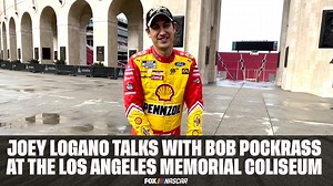 32K views · 878 reactions | #NASCAR Cup Series Champion Joey Logano talks about his legacy, his trophy case, and more with Bob Pockrass at the Los Angeles Memorial Coliseum. | NASCAR on FOX | Facebook