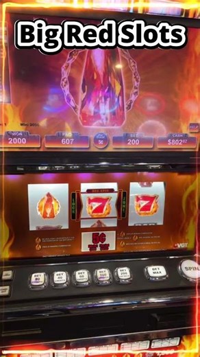 Red Screen Slots at Tulsa Oklahoma - Big Red Slots #casino #shorts