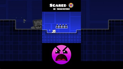 Trying the scariest level in Geometry Dash #geometrydash