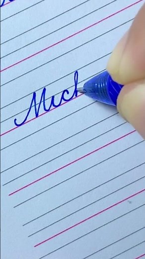 Michael - Beautiful name in Cursive writing | Cursive writing for beginners | i Write #shorts