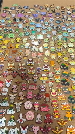 Pinswags Pokemon Pin Club! on Instagram: "As the last few days of 2025 come to us here is a look at all the pins through the last 6+ years that have been made! Don’t miss out on the last pin of the year with a chance at free mega versions! Looking forward to 2026! #pokemon #pokemonpins #pinswags #pinsofig #pinclub"