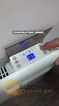 1kw/2kw Electric Wall Panel Heater LOT20/ERP - Setting up the 24/7 Control Panel Timer #1kw #2kw