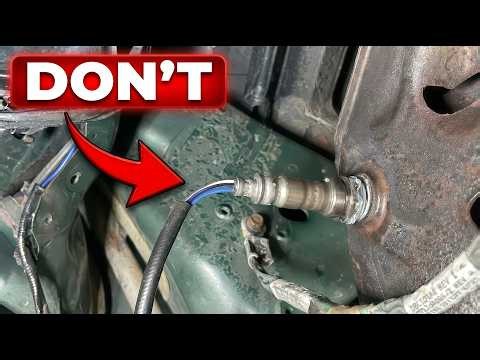 You're DESTROYING Your Oxygen Sensor By Cleaning It Wrong!