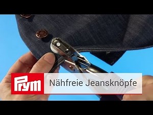 Nähfreie Jeansknöpfe von Prym | Druckknöpfe für die Jeans