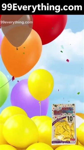 Fun Colorful Balloons for Just 99¢ Only at 99Everything.com