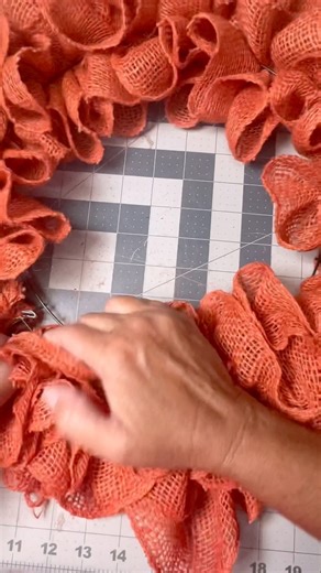 DIY Burlap Pumpkin Wreath🍃Comment burlap for my free step by step tutorial #holliehobbies | Hollie Lynn Williams