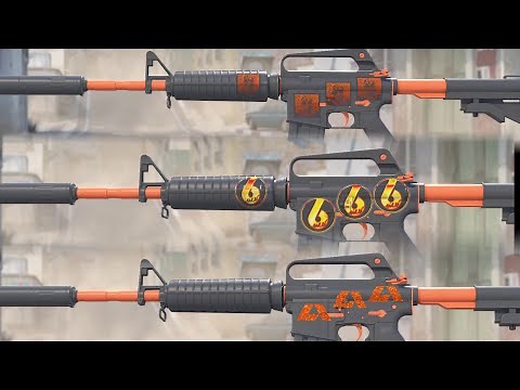 M4A1-S Nitro Sticker Crafts - CS2