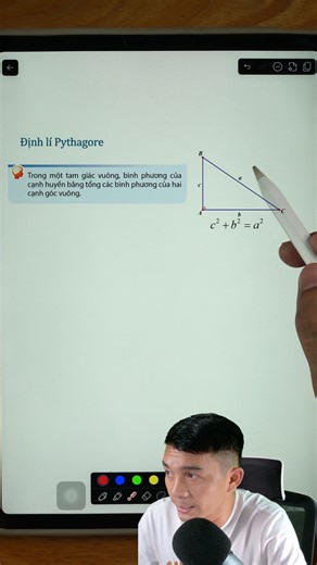 Định lí Pythagore - Định lí Pythagore đảo #toan8 #lythuyethinhhoccap2 #toanthaytin | Học toán cùng thầy Tín - Toán THCS, THPT
