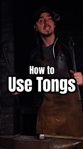 How to use Tongs - Blacksmithing Tip #30
