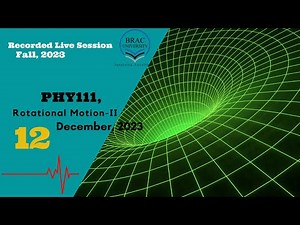 Rotational Motion-II