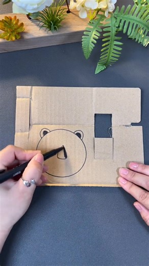 Lion Yarn Craft Step by Step #lion #yarncraft #fblifestyle | paper craft