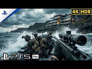 (PS5) Stealth Mission Raid on a Top Secret Island | Realistic Gameplay [4K60FPS] Call of Duty