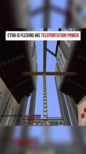 etho is flexing his teleportation power