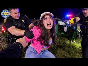 Rich Karen Swerves Audi and Collides With Reality | Karens Getting Arrested By Police