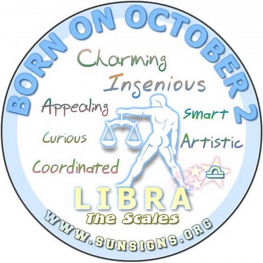 October 2 Zodiac Horoscope Birthday Personality