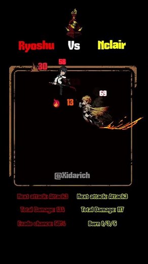 Ryoshu Vs The One Who Shall Grip Sinclair. Limbus Company Battle Simulation