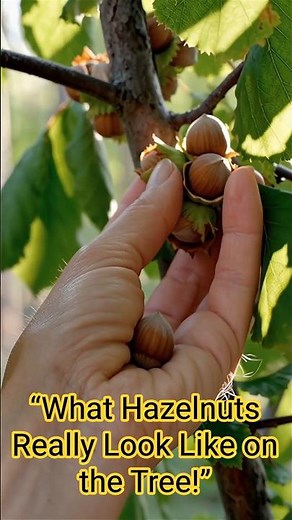 “What Hazelnuts Really Look Like on the Tree!”