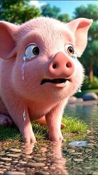 Little Pig 🐷 Crying Why 😭 ??? #ai #cute #animals #viral #pig #animation #viral
