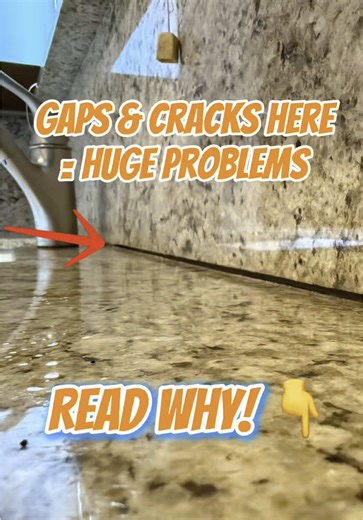 How to Fix Countertop and Backsplash Gaps
