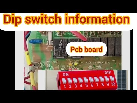 dip switch information / 5imple Circuits: How to use a DIP switch / Dip Switches / #hvac #dips #ac