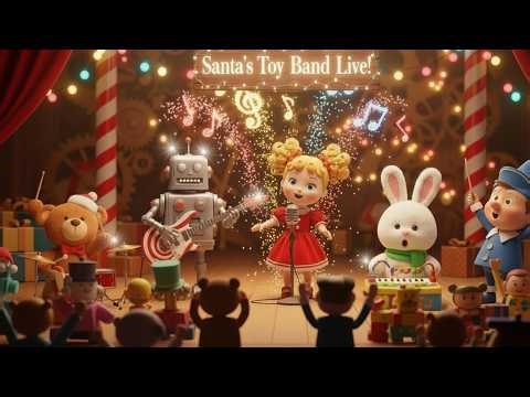 Santa’s Toy Band Live! | Fun Kids Christmas Song