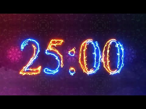 25 Minute Electric Timer | 1500 Seconds Countdown #25minutetimer #countdown