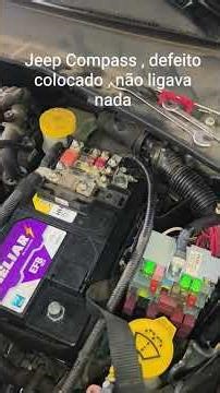 Compass, Jeep Renegade, fault diagnosed during battery replacement, wouldn't start at all, no sig...