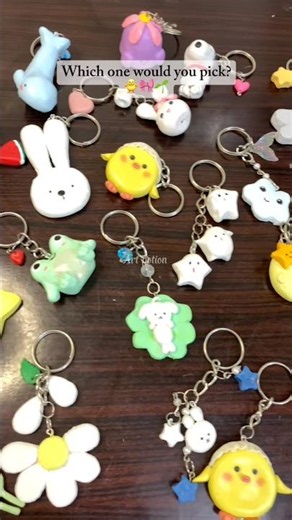 I made 70 clay keychains and sell them all😍