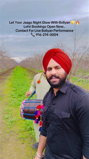 Book Your Special date.. Jaago Boliyan & Turban Tying Services — Bookings Open for 2026-2027 Make your big day stand out with @boliyanwalamunda ✨ DM to book: @boliyanwalamunda @turbanbysukh • Jaago Boliyan • Jaago Songs • Groom Turban • Family Turbans • Full Event Support Hurry — wedding dates fill fast! Contact: 916-214-0004 ❤️ For Jaago Boliyan & Turban Tying — Book with @boliyanwalamunda @turbanbysukh #PunjabiWedding #PunjabiUSA #SikhWedding #PunjabiTiktok #DesiUSA
