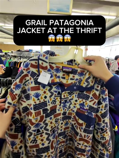 Rare Patagonia Fleece Jacket Finds at Thrift Store
