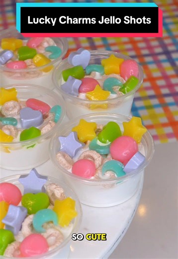 Delicious Lucky Charms Jello Shots for St. Patrick's Day