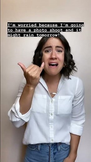 WORRY/WORRIED | ASL Glossary | The ASL Shop